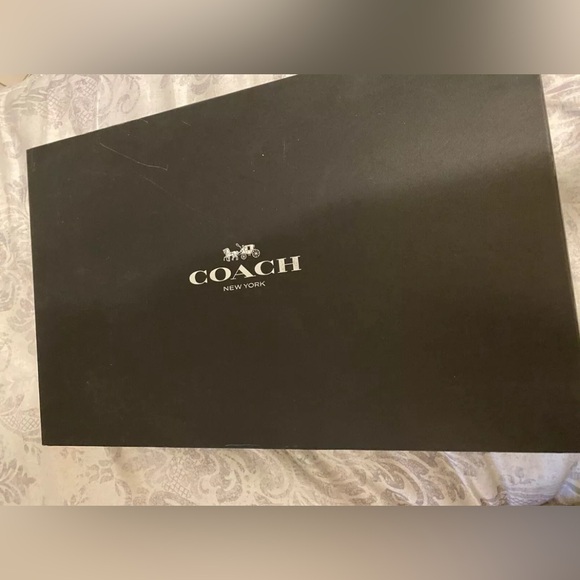 EUC Coach Tristee Matte rubber rain boots black size 7m lightly worn with box - Picture 2 of 7